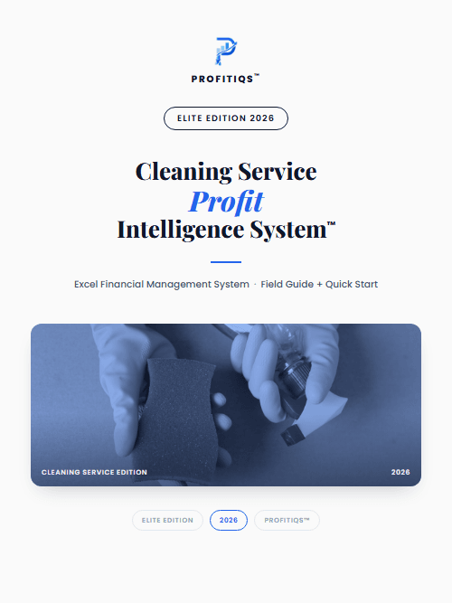 Cleaning Service Profit Intelligence System — Elite cover