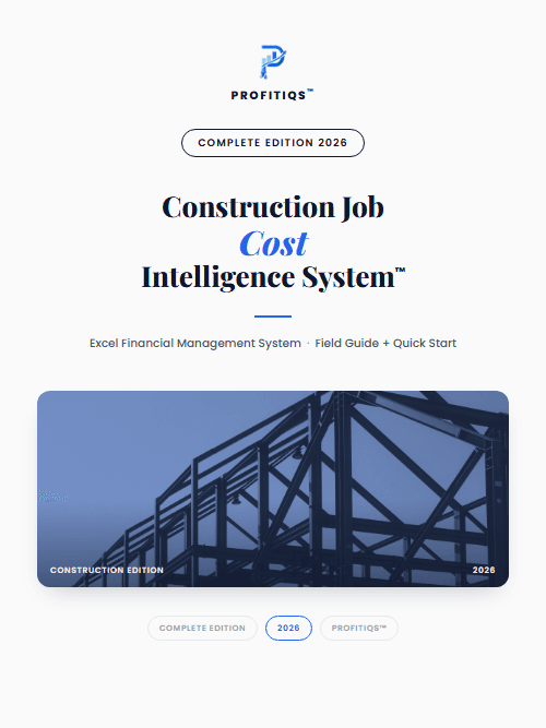 Construction Job Cost Intelligence System — Complete cover