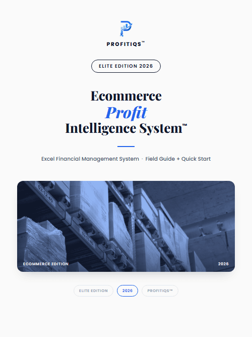 Ecommerce Profit Intelligence System — Elite cover