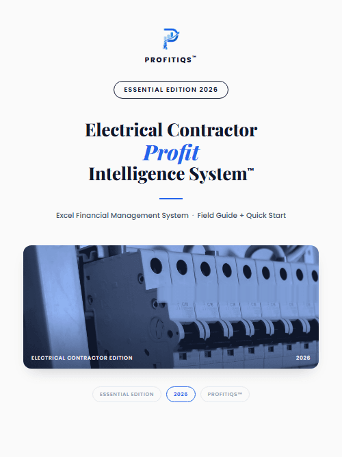 Electrical Contractor Profit Intelligence System — Essential cover