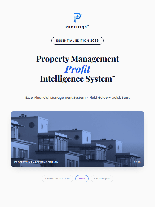 Property Management Profit Intelligence System — Essential cover
